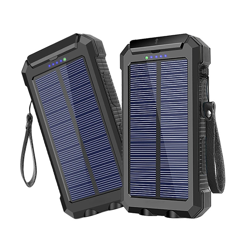 What are the advantages of the 20000mAh Power Bank Solar Charger compared to the ordinary one?